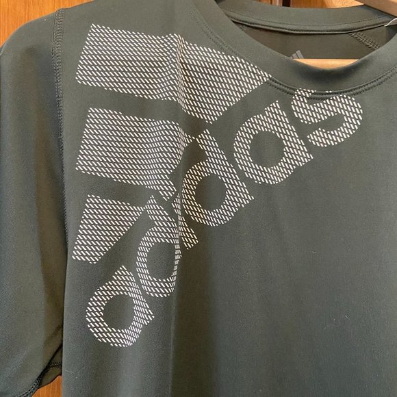 Adidas men Regular khaki fit Performance Shirt 'BOS', size L - Picture 4 of 6